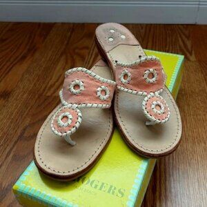 Jack Rogers sandals size 7. color Peach